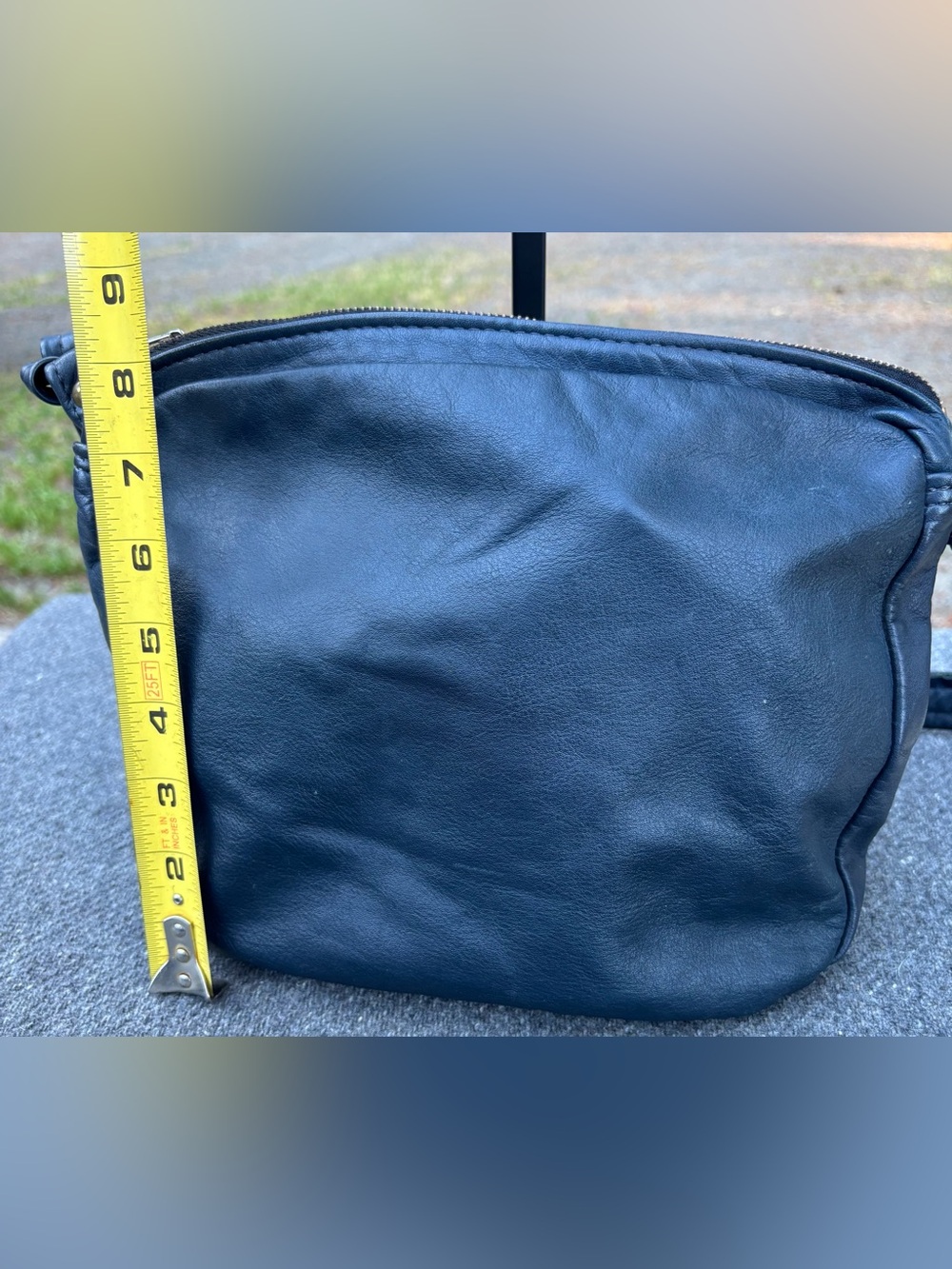 Guardian Leather Navy Concealed Carry Purse Made in USA - Picture 12 of 14